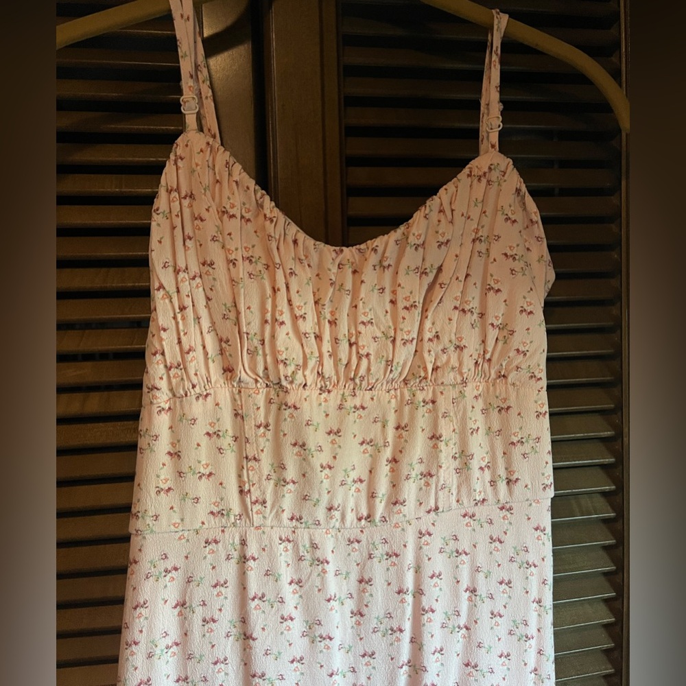 Floral Pink Maxi dress